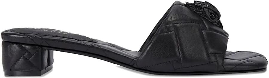 Kurt Geiger London Verfraaide gewatteerde sandalen Zwart