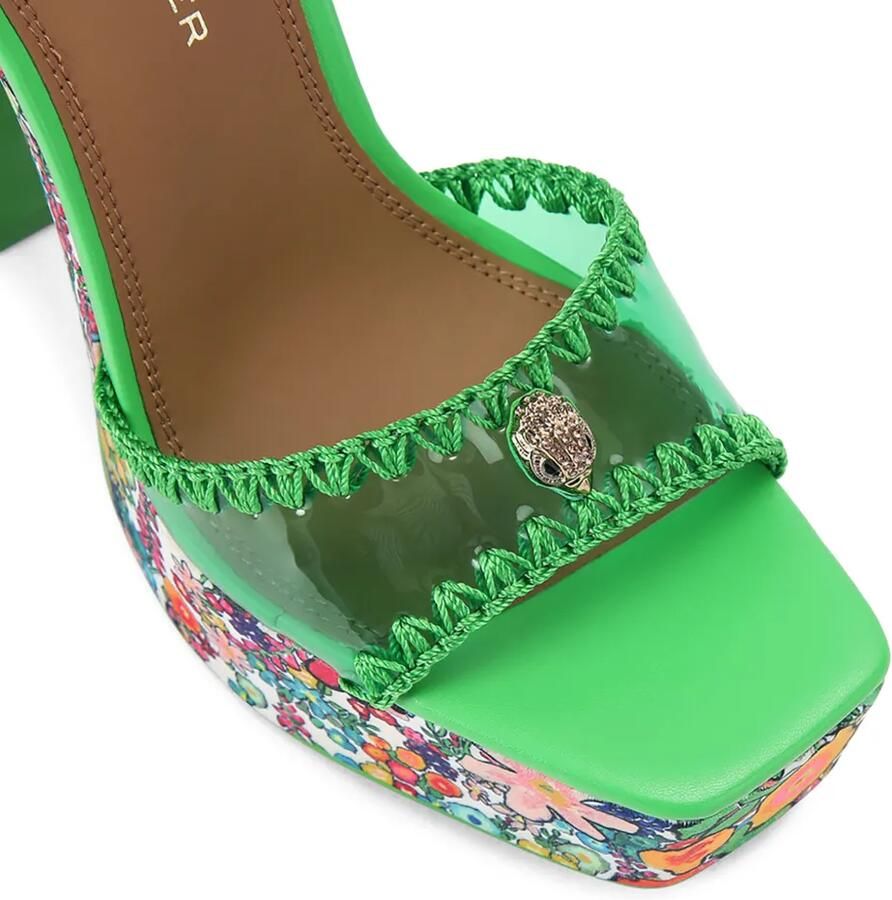 Kurt Geiger London Vinyl sandalen met plateauzool Groen - Foto 2