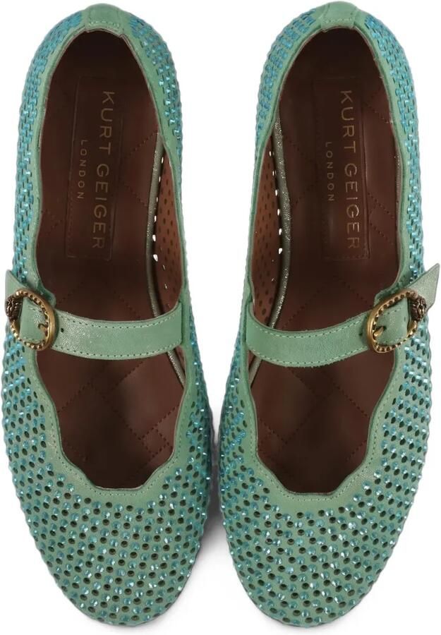 Kurt Geiger London Wavy Mayfair ballet flat Groen - Foto 3