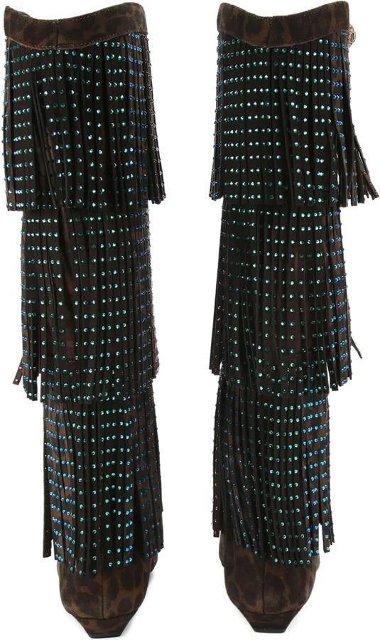 Kurt Geiger London Western Fringe laarzen Bruin - Foto 4