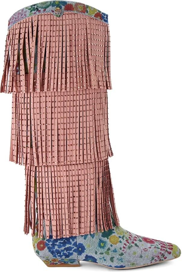 Kurt Geiger London Western Fringe laarzen Roze