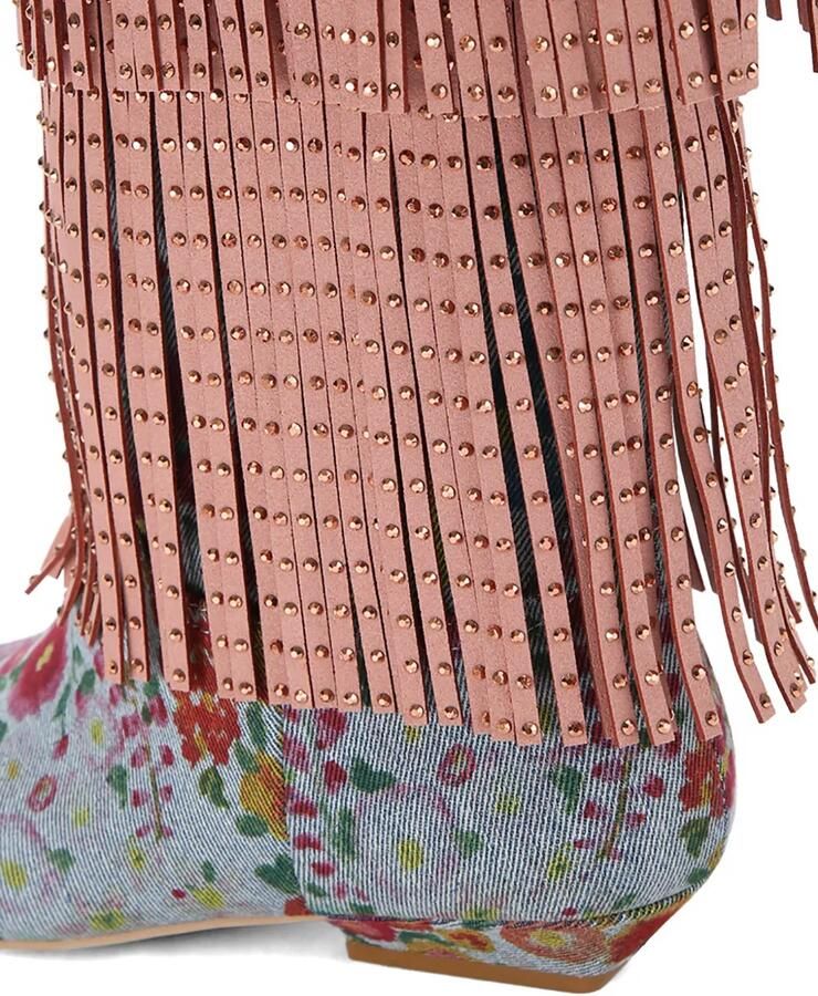 Kurt Geiger London Western Fringe laarzen Roze - Foto 3