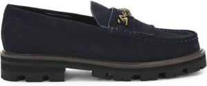 Kurt Geiger London Carnaby loafers met chunky zool Blauw