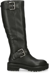 Kurt Geiger London Hackney Biker leren laarzen Zwart