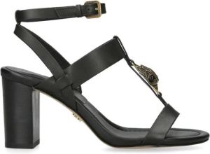 Kurt Geiger London Hampton leren sandalen Zwart