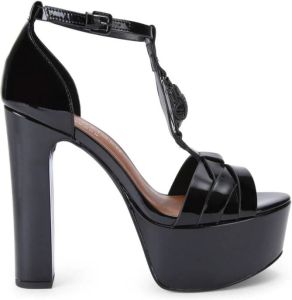 Kurt Geiger London Hampton pumps met plateauzool Zwart