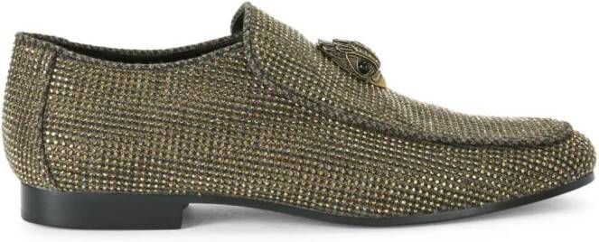 Kurt Geiger London Hugh Eagle loafers verfraaid met stras Bruin