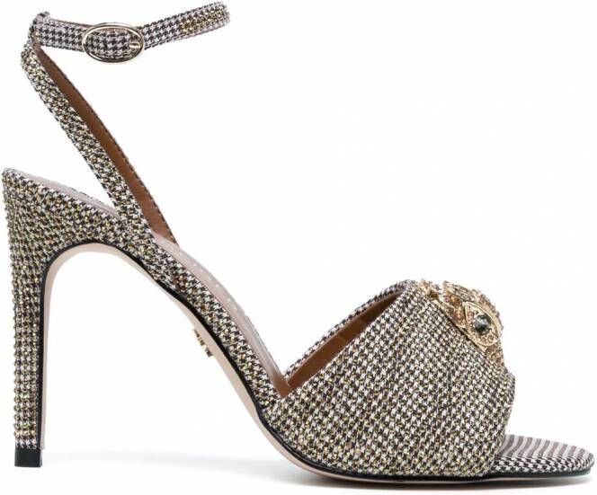 Kurt Geiger London 96 mm Kensington sandalen met hak Goud