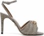Kurt Geiger London 96 mm Kensington sandalen met hak Goud - Thumbnail 1