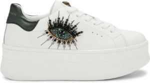 Kurt Geiger London Laney Pumped Eye sneakers Wit
