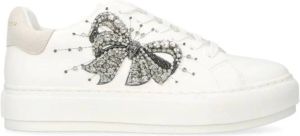 Kurt Geiger London Laney sneakers verfraaid met kristallen Wit