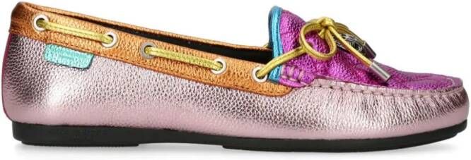 Kurt Geiger London Eagle leren mocassins Veelkleurig