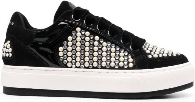 Kurt Geiger London Sneakers met plateauzool Zwart