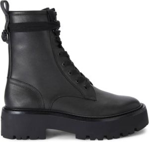 Kurt Geiger London Matilda leren enkellaarzen Zwart