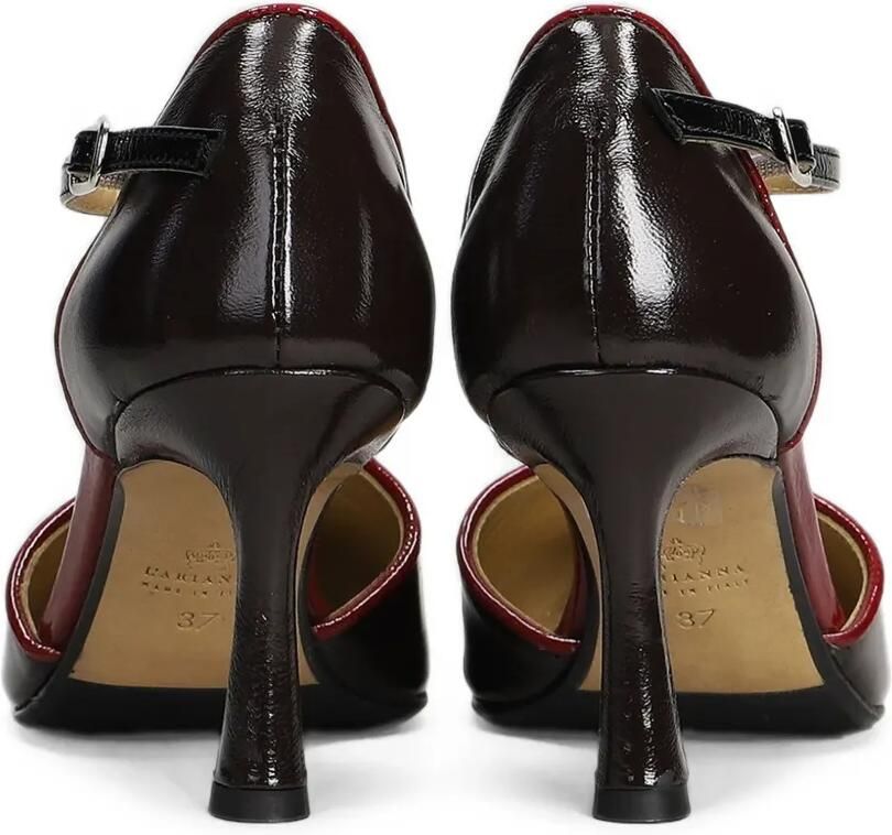 L Arianna Leren pumps Bruin - Foto 3
