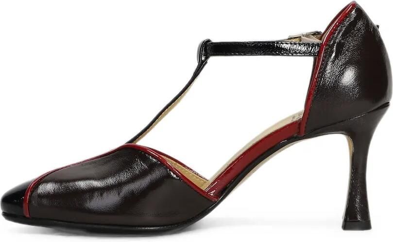 L Arianna Leren pumps Bruin - Foto 5