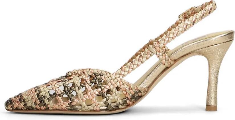 L Arianna Slingback pumps Beige - Foto 5