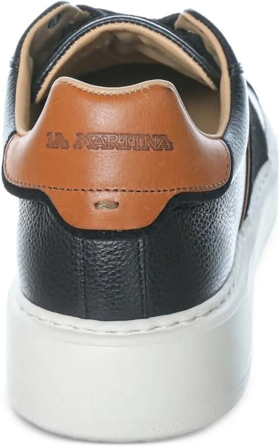 La Martina Blubber leren sneakers Zwart - Foto 2