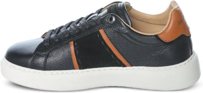 La Martina Blubber leren sneakers Zwart - Foto 4