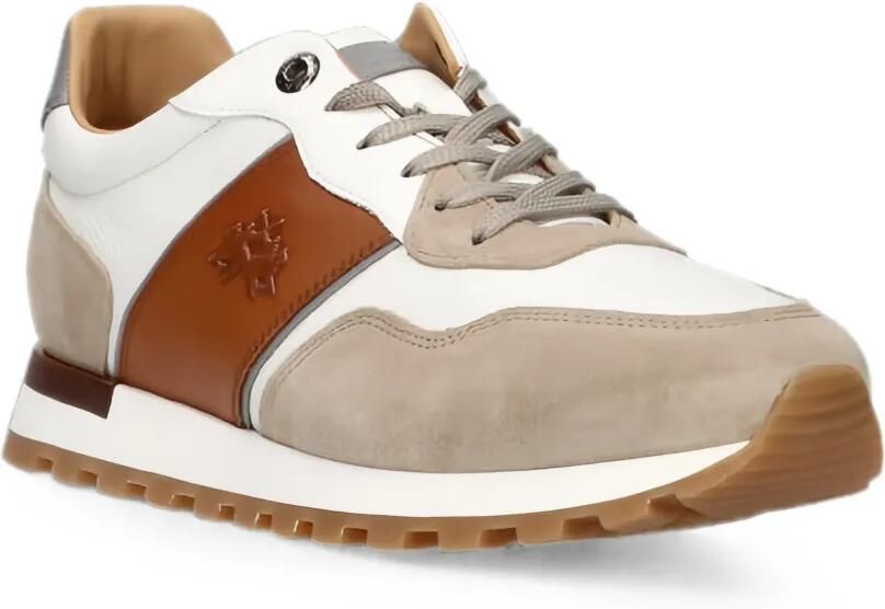 La Martina Heritage sneakers met suède vlakken Wit - Foto 3