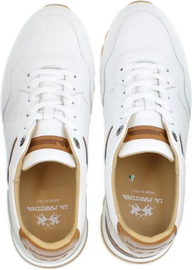 La Martina Leren sneakers Wit - Foto 2