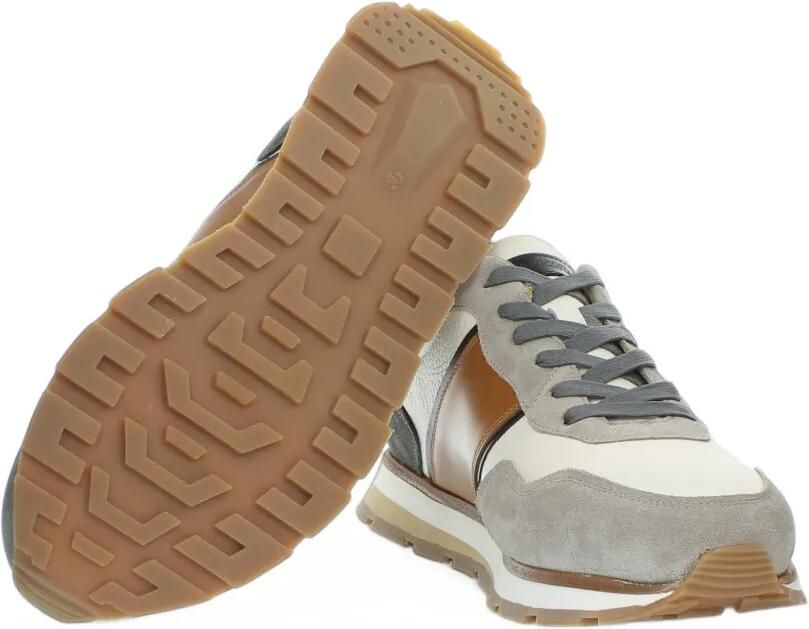 La Martina Sneakers met logo-reliëf met vlakken Beige - Foto 3