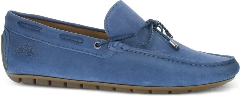 La Martina Napoli suède loafers Blauw - Foto 4