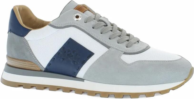 La Martina Leren sneakers met vlakken Grijs