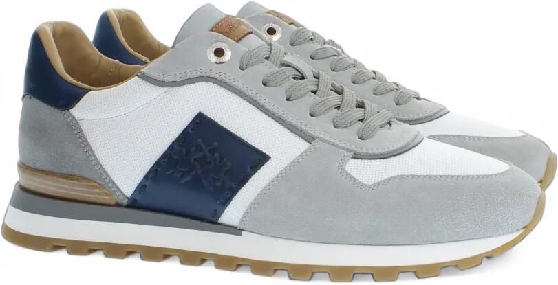 La Martina Leren sneakers met vlakken Grijs - Foto 5