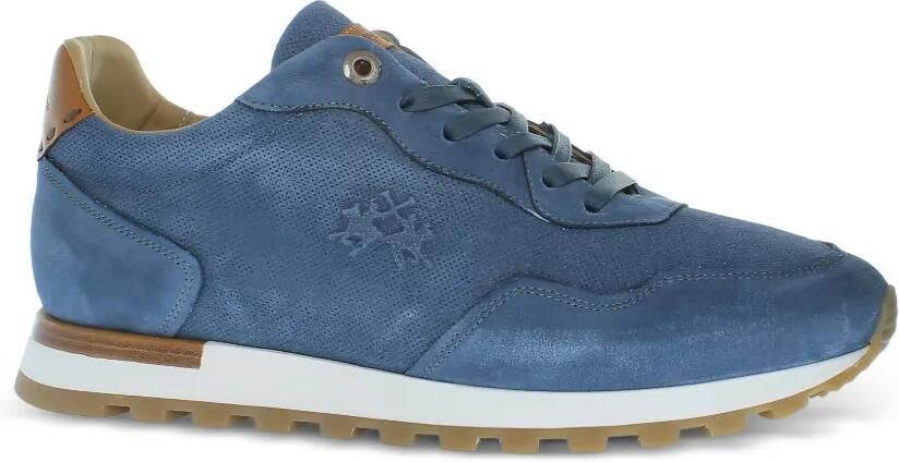 La Martina Sneakers met geperforeerde vlakken Blauw