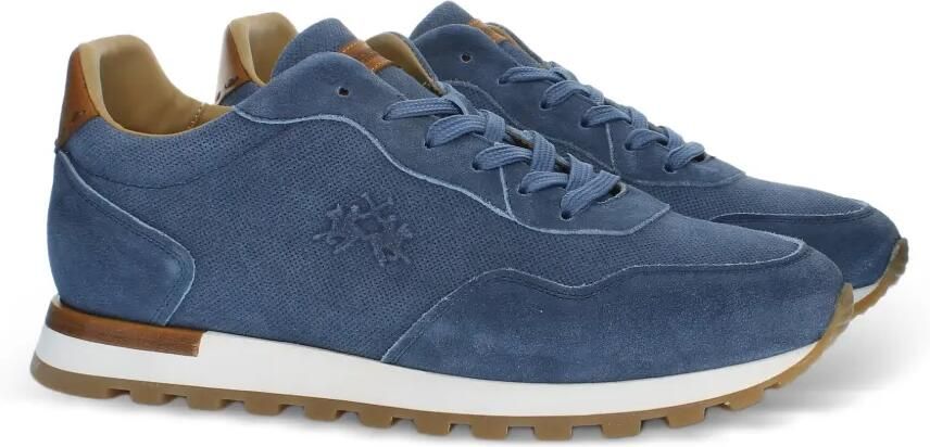 La Martina Sneakers met geperforeerde vlakken Blauw - Foto 3