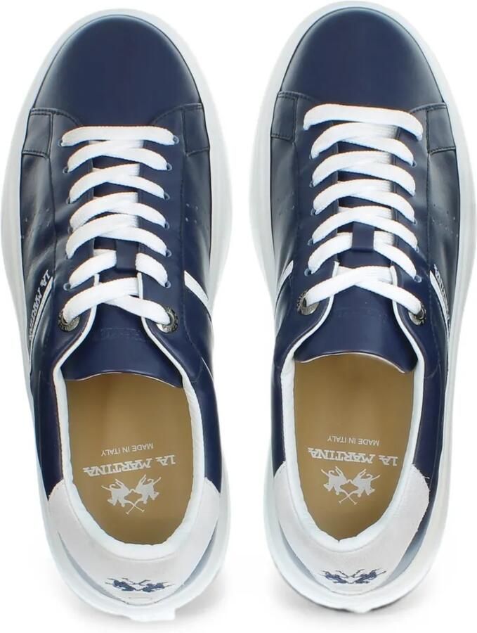 La Martina Sneakers met logoprint Blauw - Foto 2