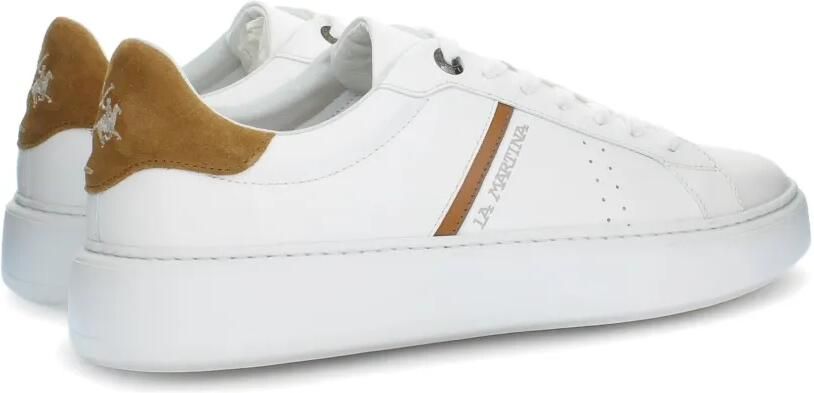 La Martina Sneakers met logoprint Wit - Foto 4