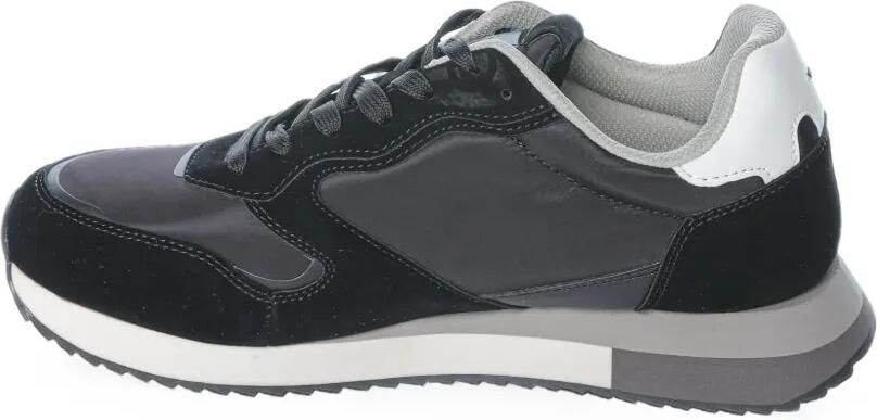 La Martina Sneakers met suède vlakken en logo-print Zwart - Foto 5
