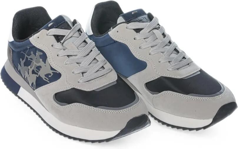 La Martina Sneakers met suède vlakken Grijs - Foto 4