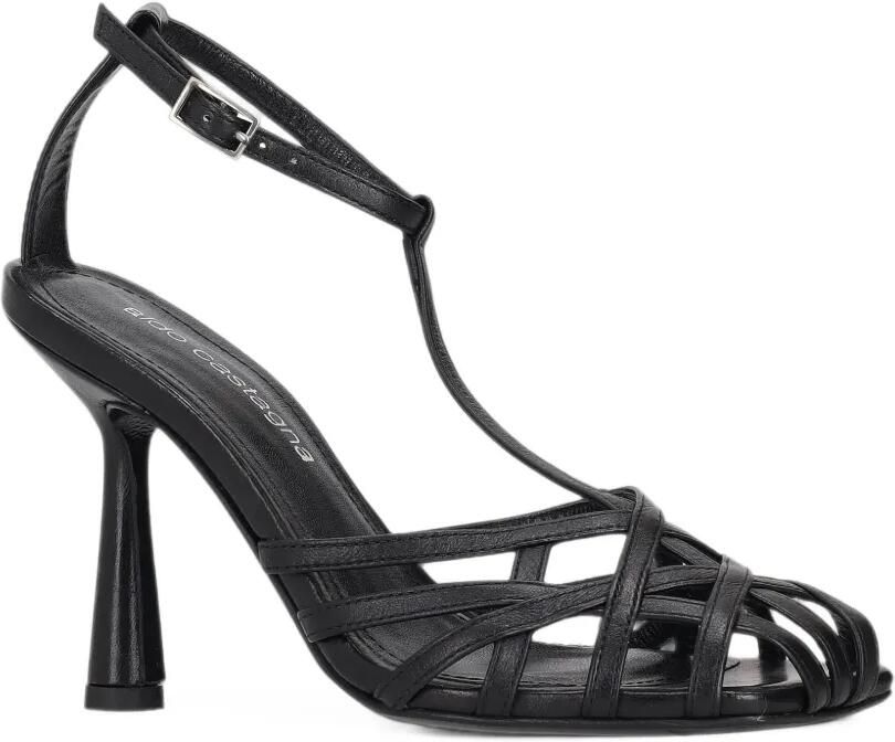 La-Rose buckle-fastening heeled sandals Zwart