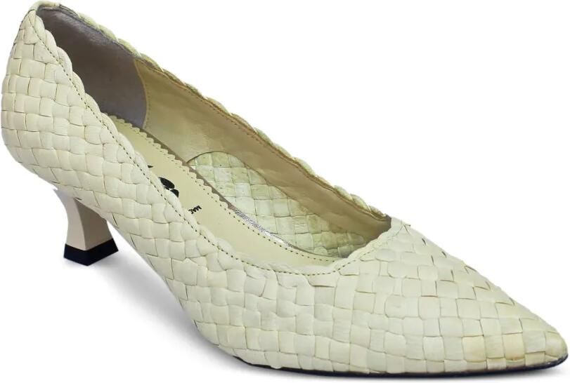 La-Rose Carol geweven pumps Beige - Foto 3