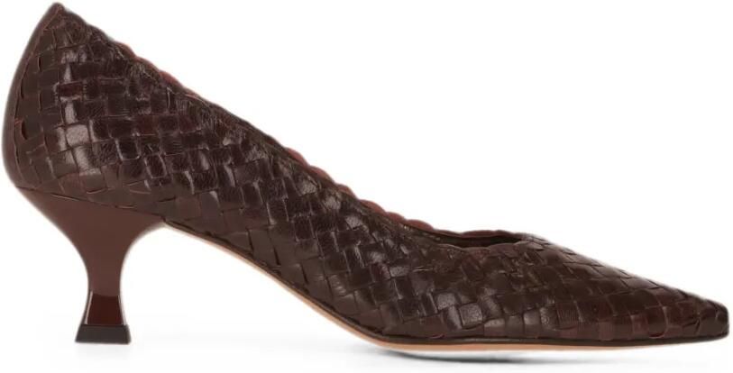 La-Rose Carol geweven pumps Bruin