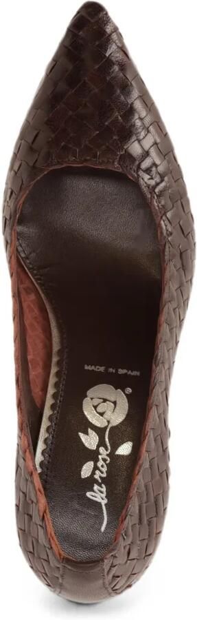 La-Rose Carol geweven pumps Bruin - Foto 3