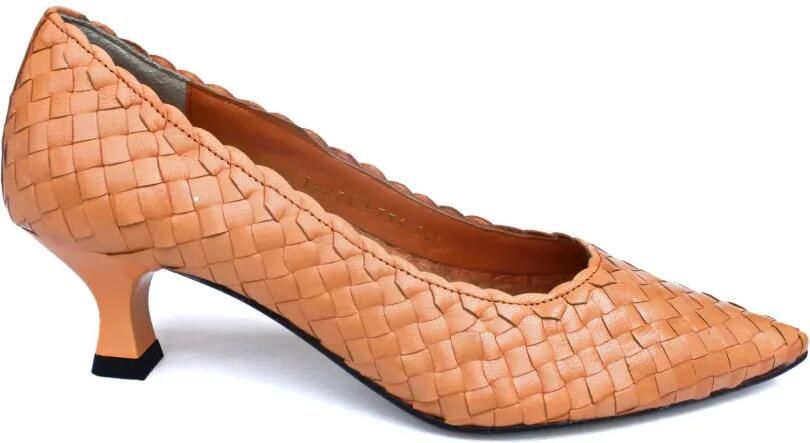 La-Rose Carol geweven pumps Oranje