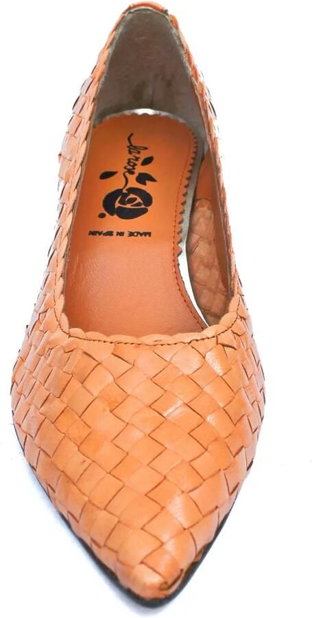 La-Rose Carol geweven pumps Oranje - Foto 4