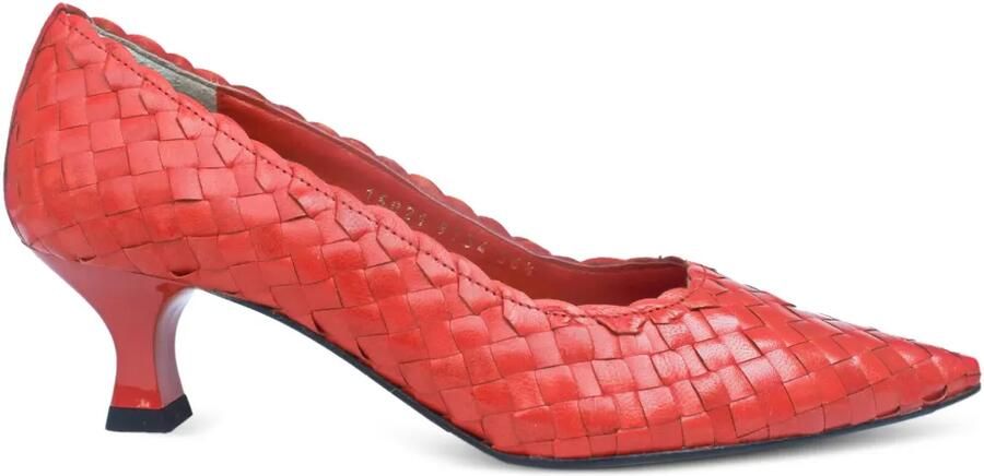 La-Rose Carol geweven pumps Rood
