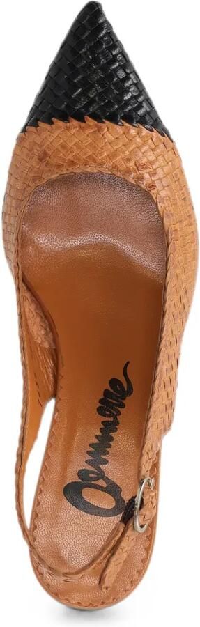 La-Rose Carol geweven slingback pumps Bruin - Foto 5