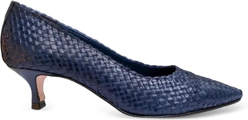 La-Rose Carol woven heeled pumps Blauw - Foto 4