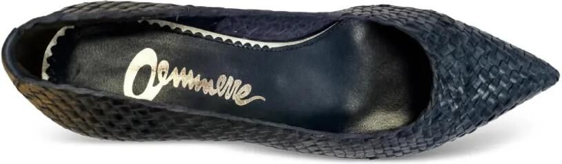 La-Rose Carol woven heeled pumps Blauw - Foto 5