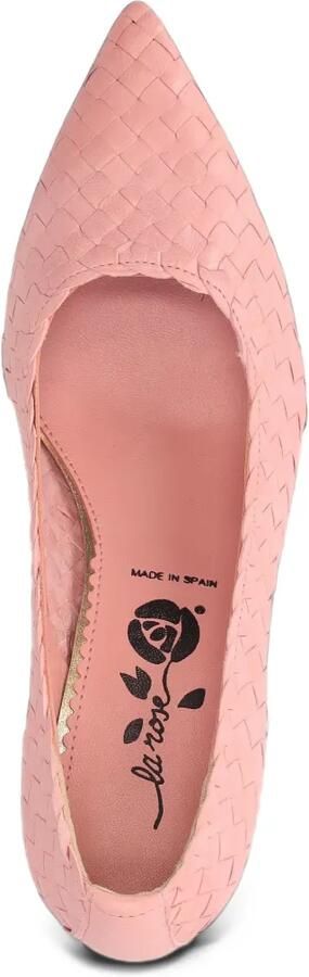 La-Rose Carol woven pumps Roze - Foto 5