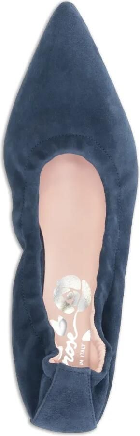 La-Rose Elastische pumps met puntige neus Blauw - Foto 4