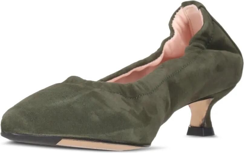 La-Rose Elastische pumps met puntige neus Groen - Foto 2