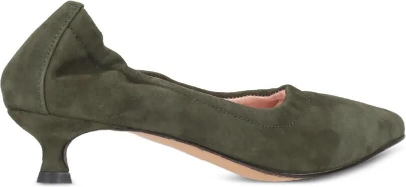 La-Rose Elastische pumps met puntige neus Groen - Foto 3