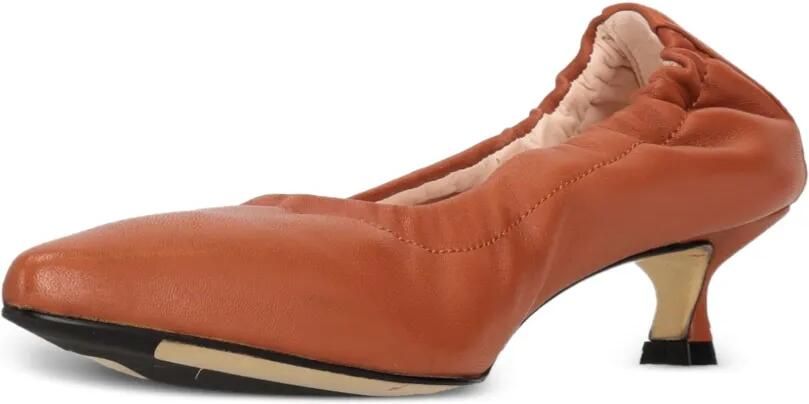 La-Rose Elastische pumps met puntige neus Oranje - Foto 2